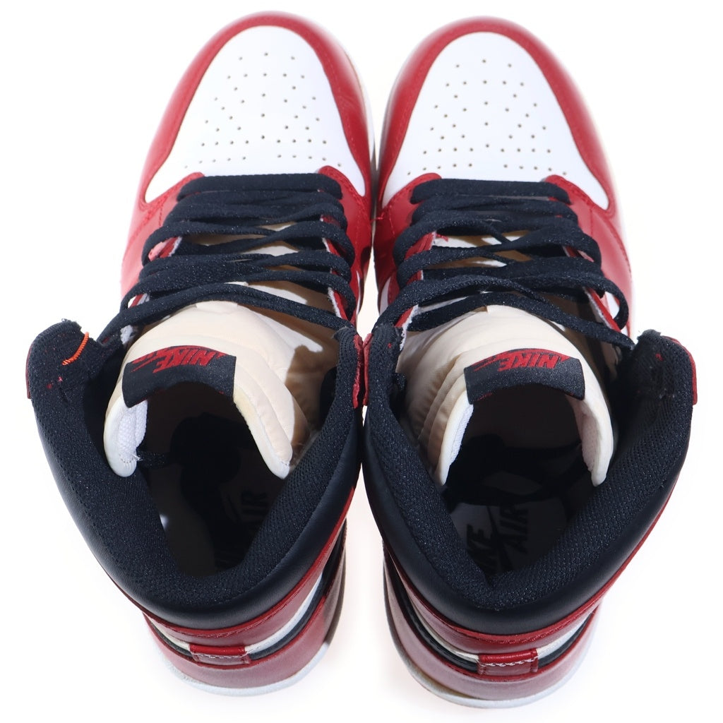 NIKE(ナイキ) 【鑑賞用2015年製】AIR JORDAN 1.5 HIGH THE RETURN エアジョーダン1.5 ハイザリターン シカゴ ハイカットスニーカー レッド/ホワイト US8/26cm 768861-601