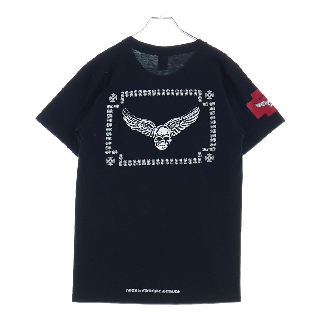 CHROME HEARTS(クロムハーツ) FOTI S/S フォティプリント クルーネック半袖Tシャツ カットソー ブラック