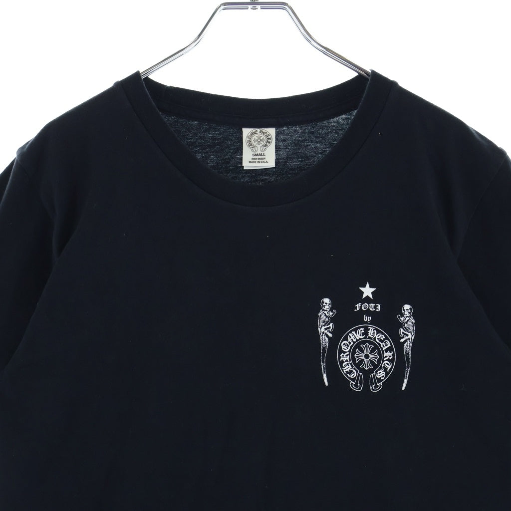 CHROME HEARTS(クロムハーツ) FOTI S/S フォティプリント クルーネック半袖Tシャツ カットソー ブラック