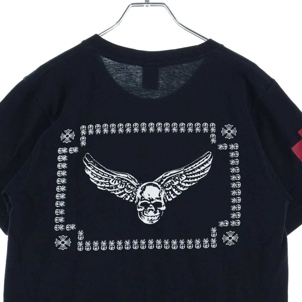 CHROME HEARTS(クロムハーツ) FOTI S/S フォティプリント クルーネック半袖Tシャツ カットソー ブラック