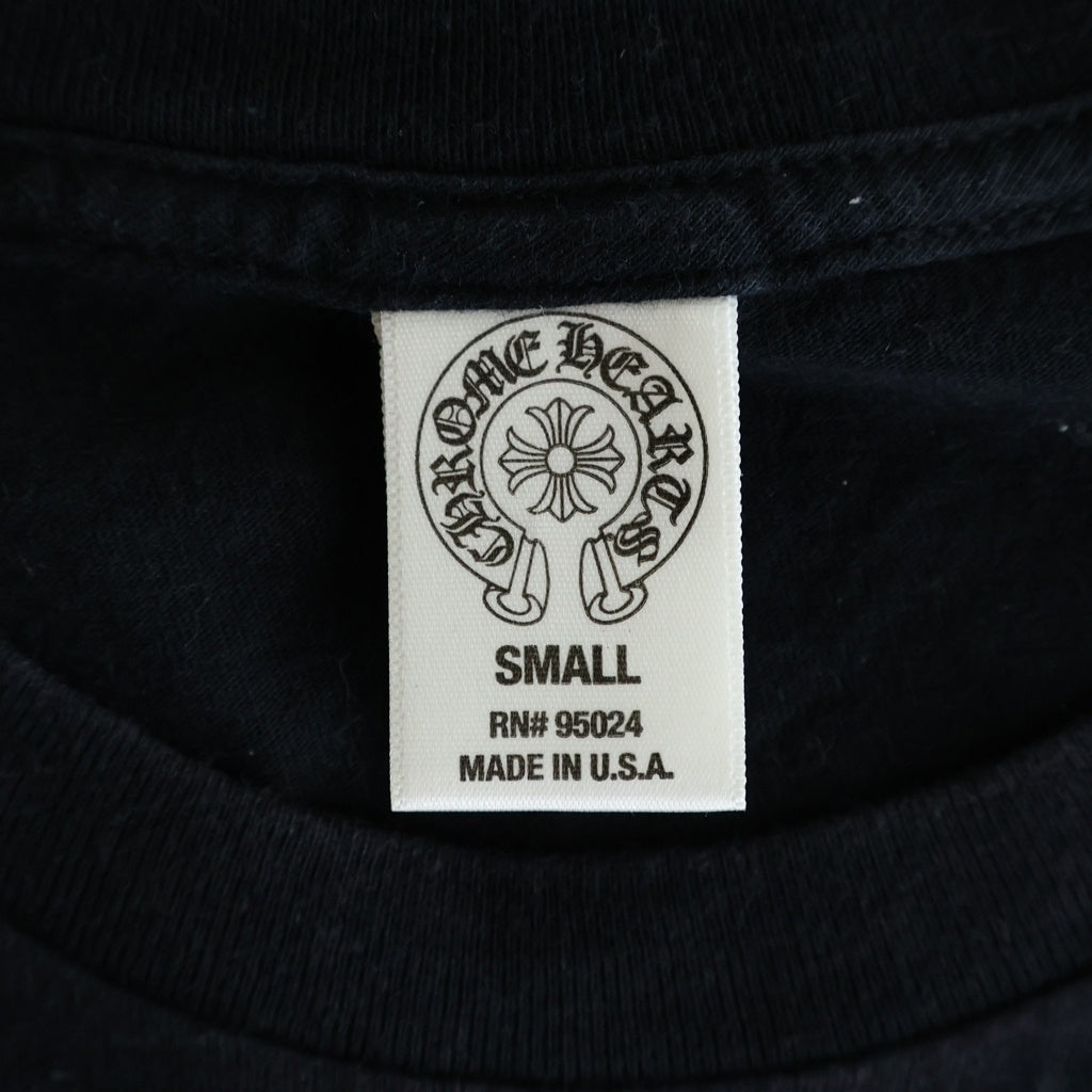 CHROME HEARTS(クロムハーツ) FOTI S/S フォティプリント クルーネック半袖Tシャツ カットソー ブラック