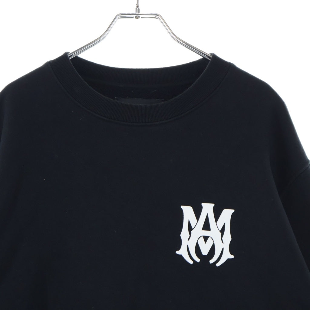 AMIRI(アミリ) MA CORE LOGO CREWNECK コアロゴ プルオーバー クルーネック スウェット トレーナー ブラック AMJYCW1038