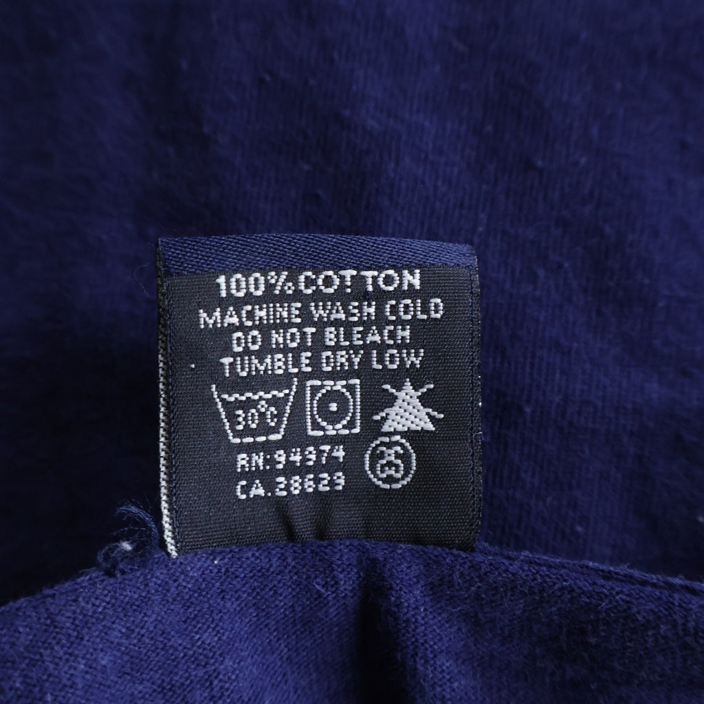 STUSSY(ステューシー) 00S OLD VIVA LA REVOLUCION PRINT TEE USA製 紺タグ グラフィックプリント クルーネック 半袖Tシャツ カットソー ネイビー