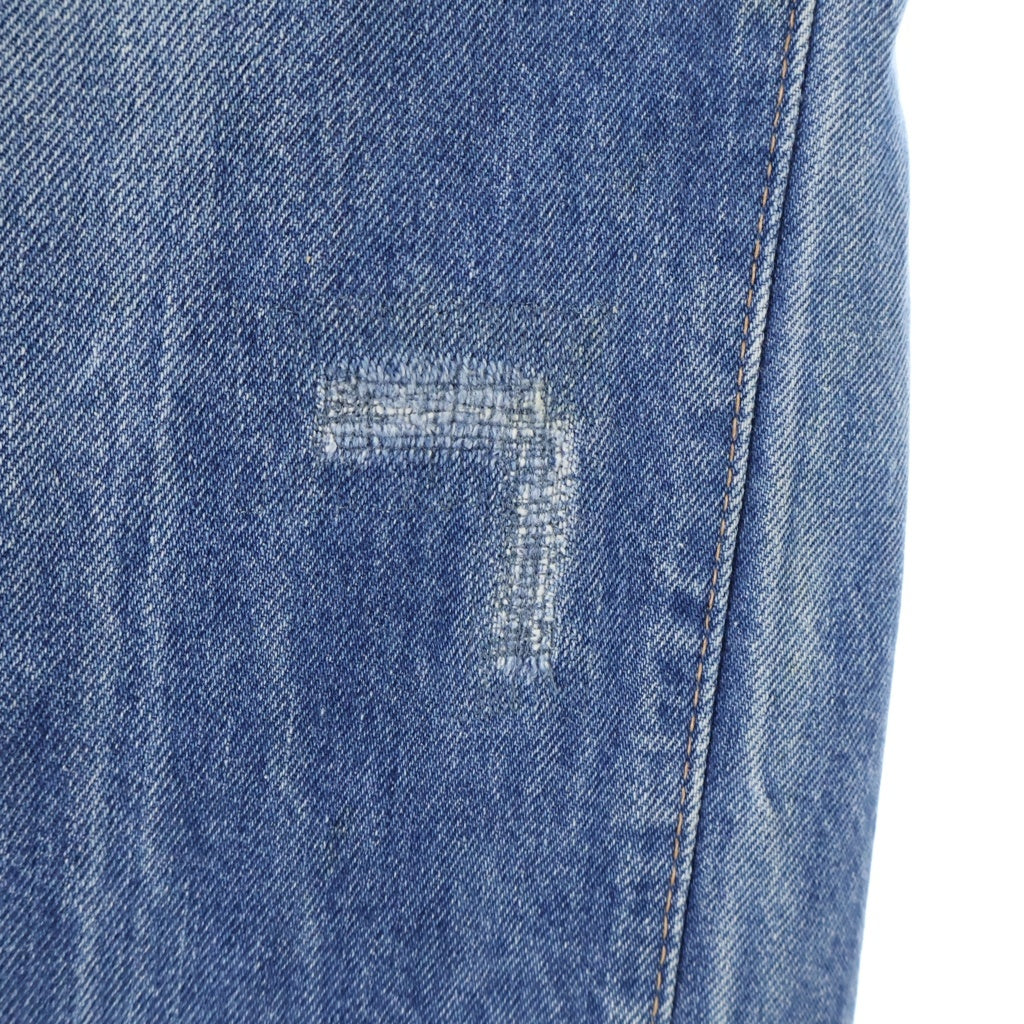 Levi's(リーバイス) 70S VINTAGE 501 66後期 ボタン裏6 スモールe チェーンステッチ ブランクタブ ヴィンテージ ボタンフライ デニムパンツ インディゴ