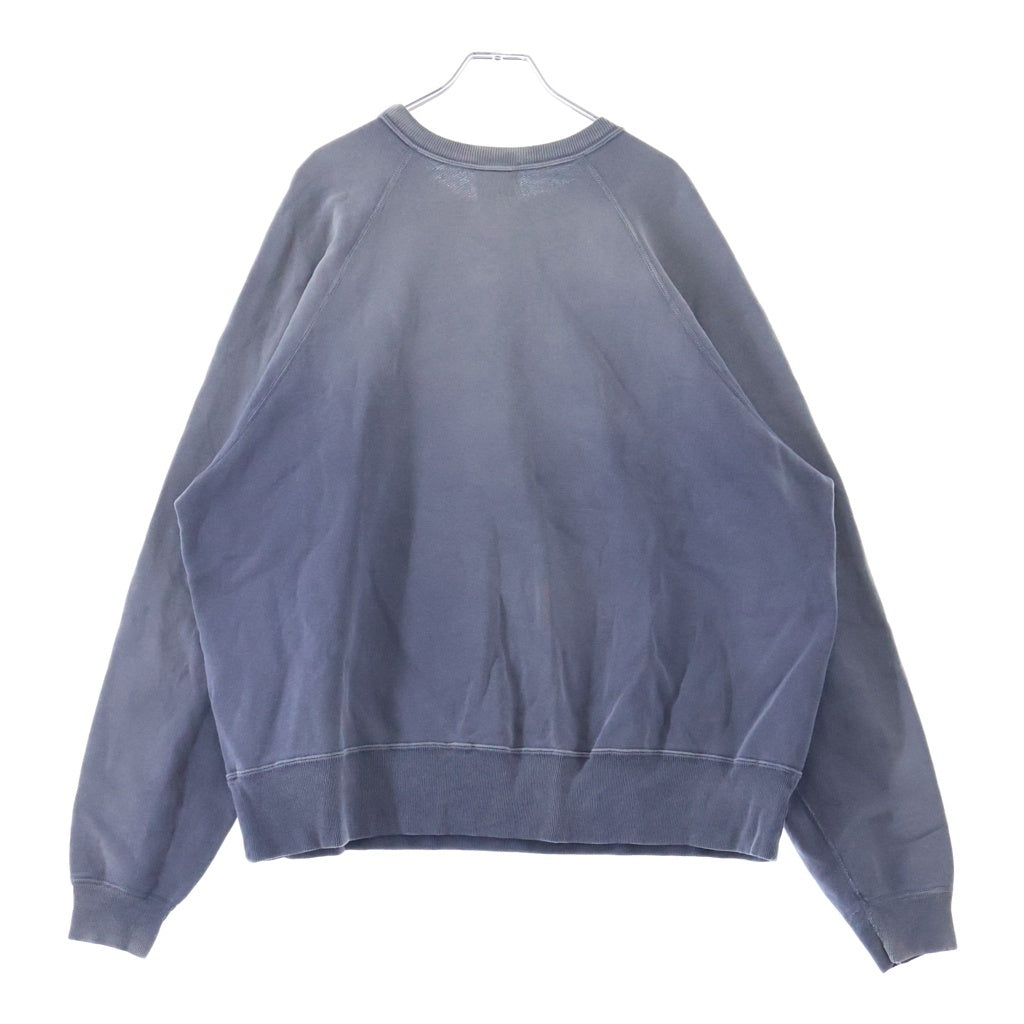 NO BRAND(ノーブランド) 26SS MONONOKE MADE CREW NECK SWEAT モノノケメイド フロントロゴプリント クルーネックスウェットシャツ トレーナー ネイビー MT-MK8-0000-014