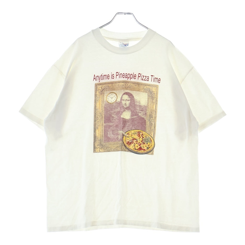 VINTAGE(ヴィンテージ) 90S VINTAGE DOLL MONA LIZA PARODY TEE HANES ヴィンテージ ドール モナリザ パロディ 企業Tシャツ 半袖クルーネックカットソー ホワイト