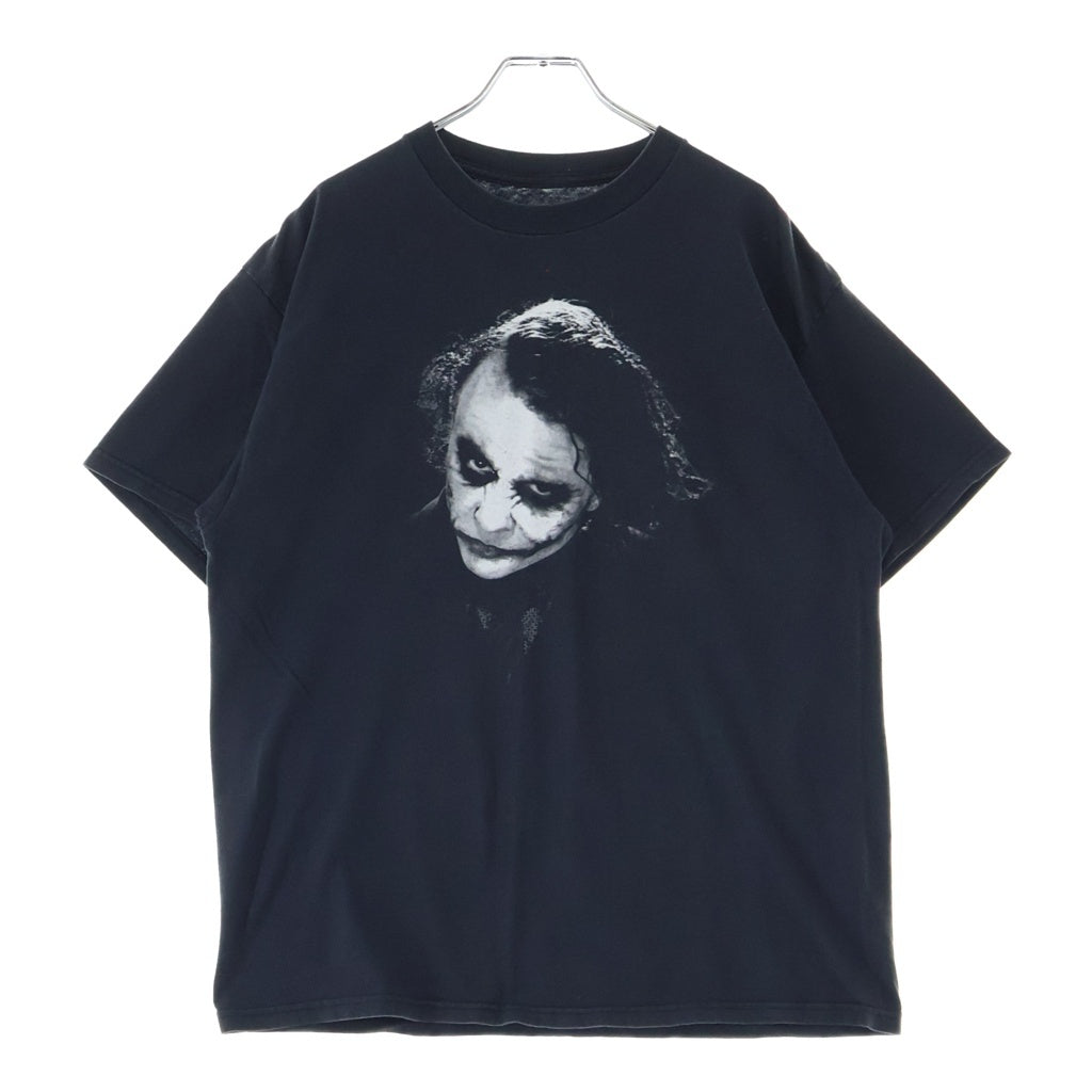 VINTAGE(ヴィンテージ) 00S VINTAGE DARK KNIGHT JOKER TEE ヴィンテージ ダークナイト ジョーカー フロントプリントTシャツ 半袖クルーネックカットソー ブラック