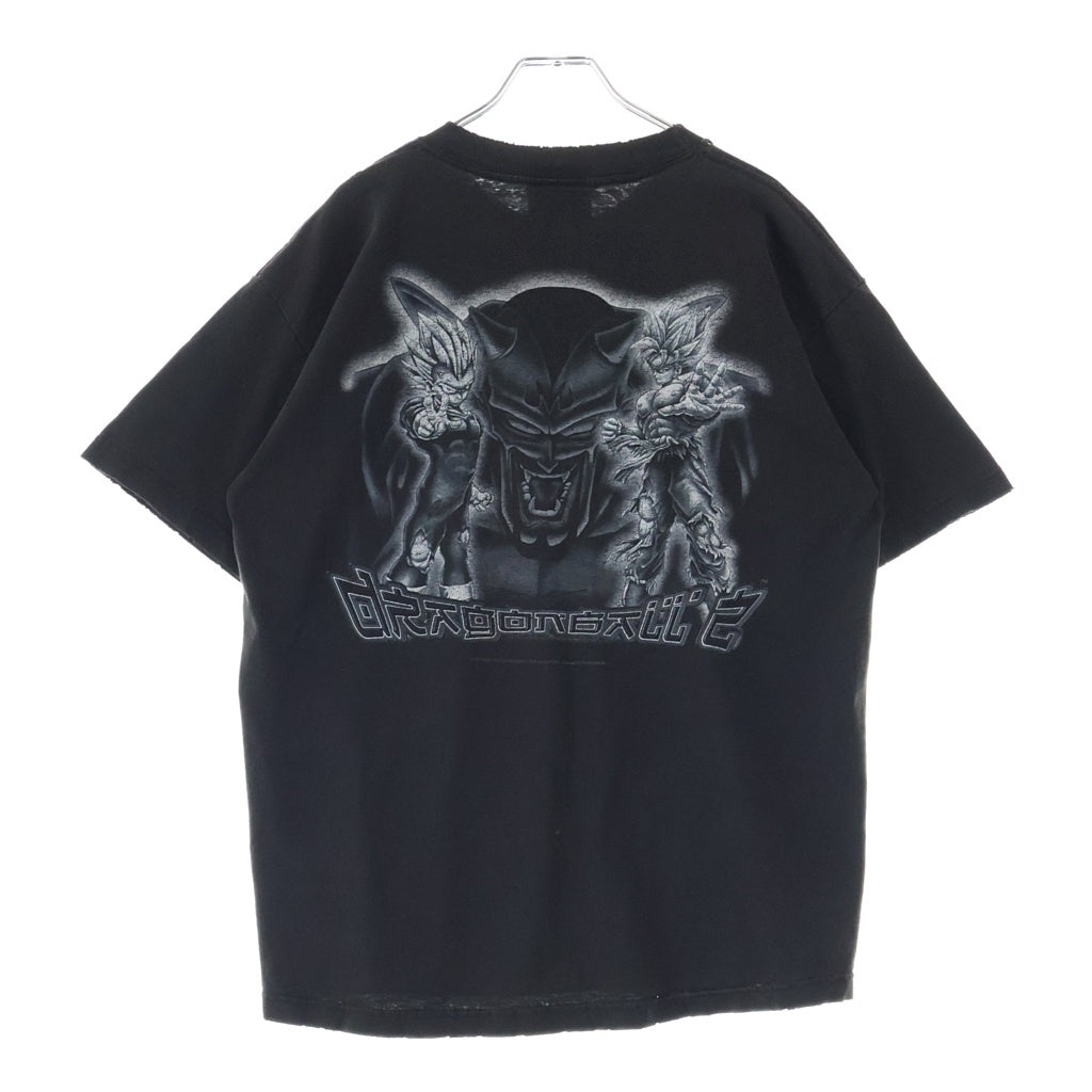 VINTAGE(ヴィンテージ) 90S VINTAGE DRAGONBALL Z TEE 1999 ヴィンテージ ドラゴンボールZ スーパーサイヤ人 孫悟空 ベジータ ダーブラ 両面プリントTシャツ 半袖クルーネックカットソー ブラック