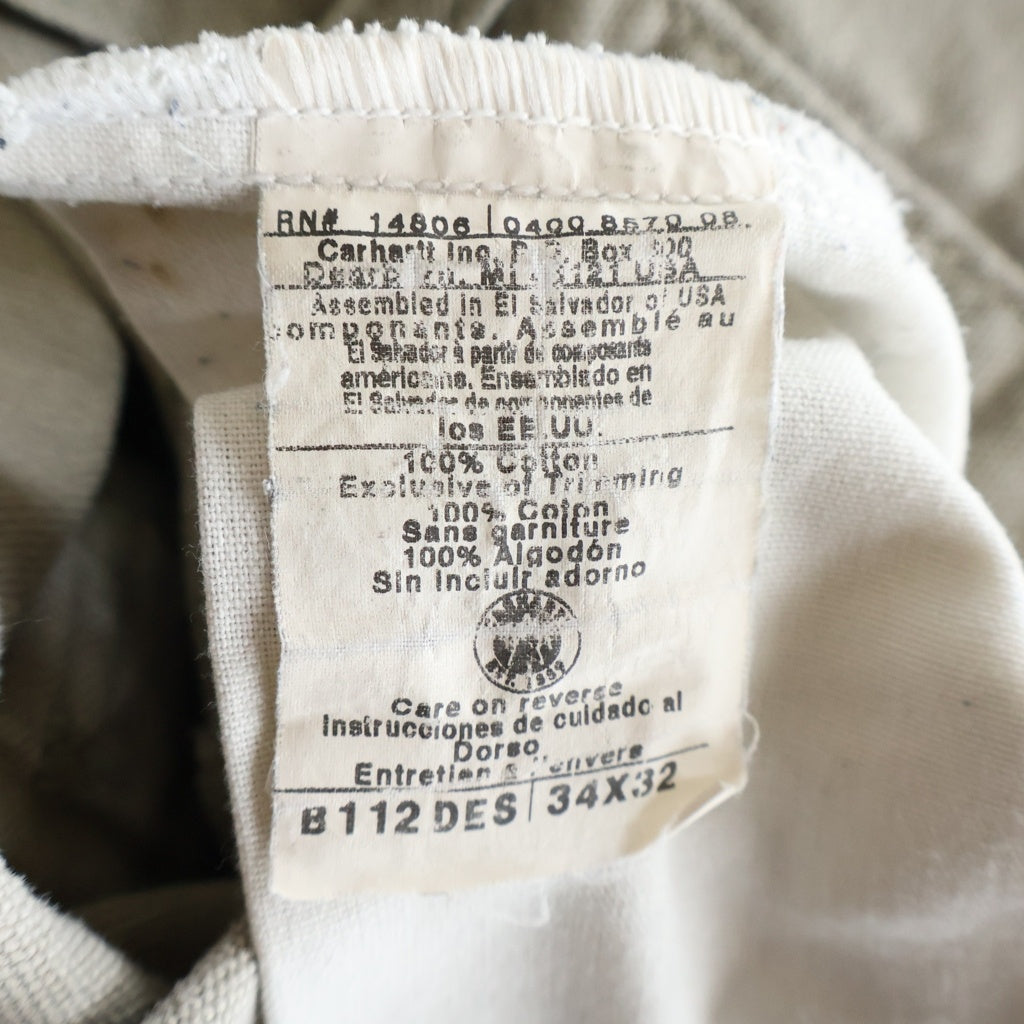 CARHARTT(カーハート) DUCK CARGO WORKPANTS ダック地 カーゴワークパンツ グレー B112