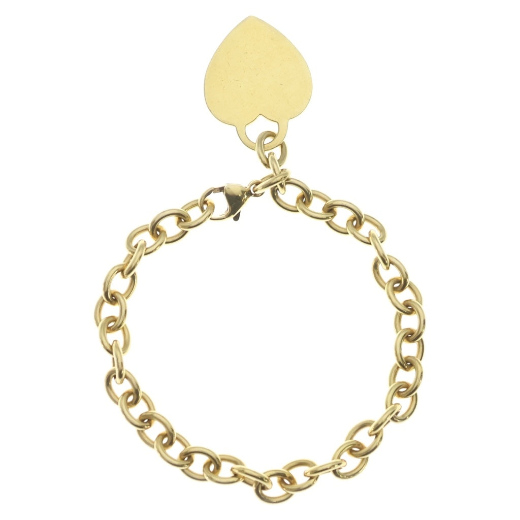 TIFFANY & Co.(ティファニー) K18YG リターントゥ ハートタグ チェーンブレスレット ゴールド