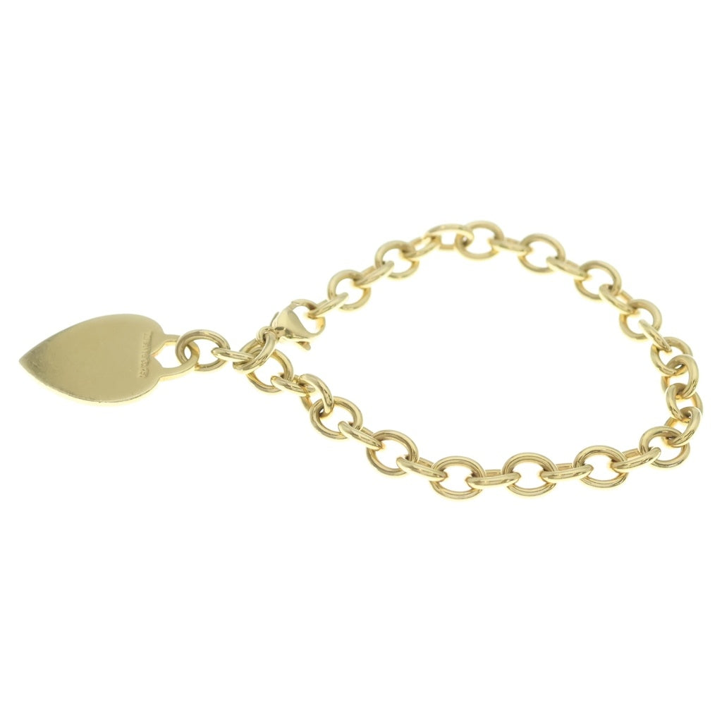 TIFFANY & Co.(ティファニー) K18YG リターントゥ ハートタグ チェーンブレスレット ゴールド