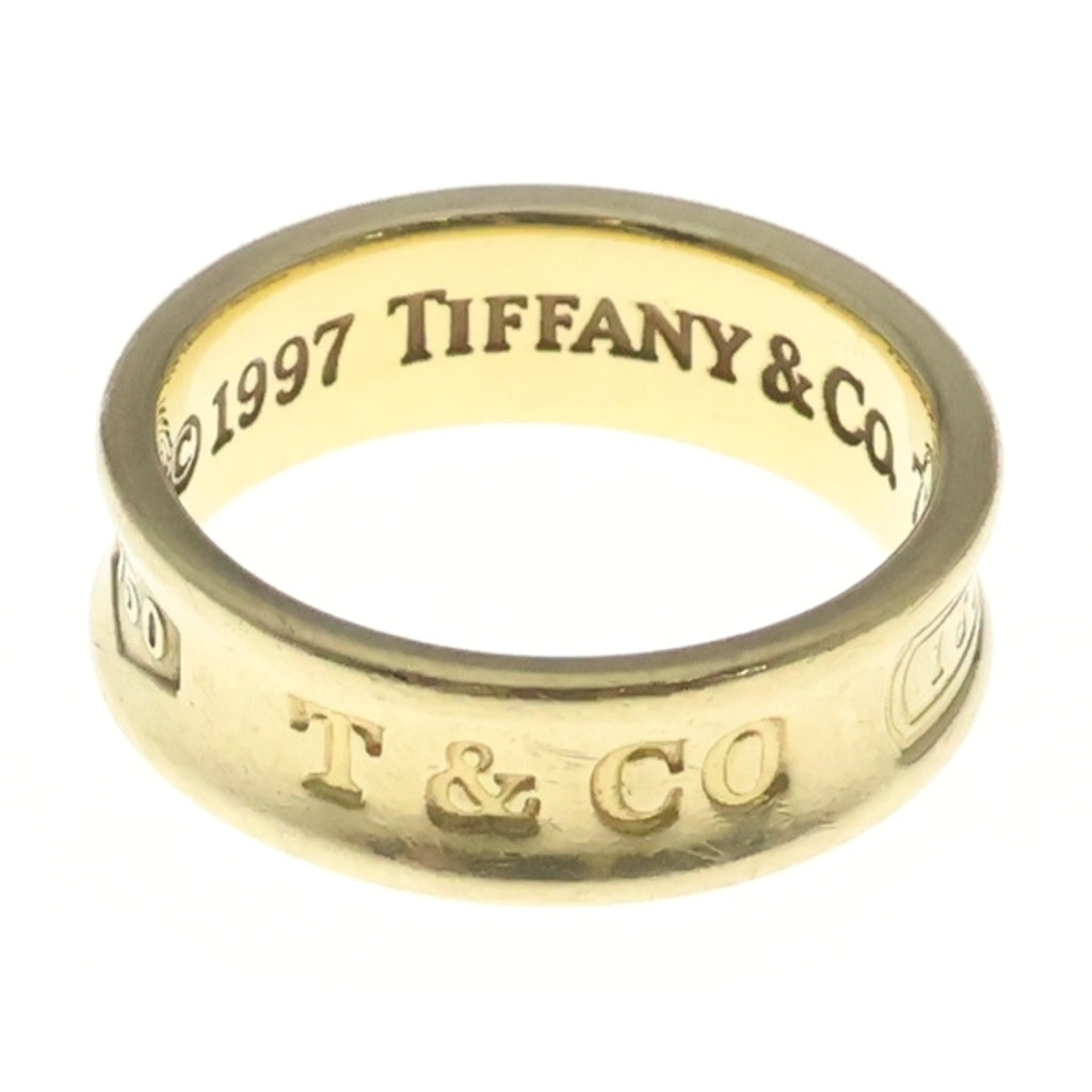 TIFFANY & Co.(ティファニー) K18YG 1837 ナローリング 指輪 ゴールド