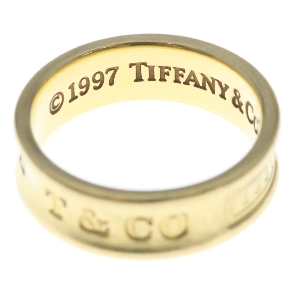 TIFFANY & Co.(ティファニー) K18YG 1837 ナローリング 指輪 ゴールド