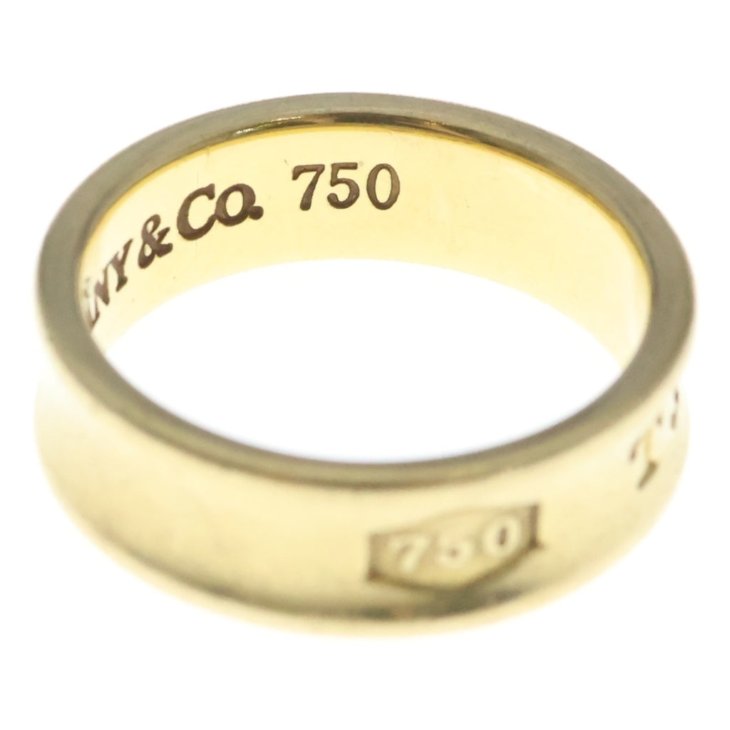 TIFFANY & Co.(ティファニー) K18YG 1837 ナローリング 指輪 ゴールド