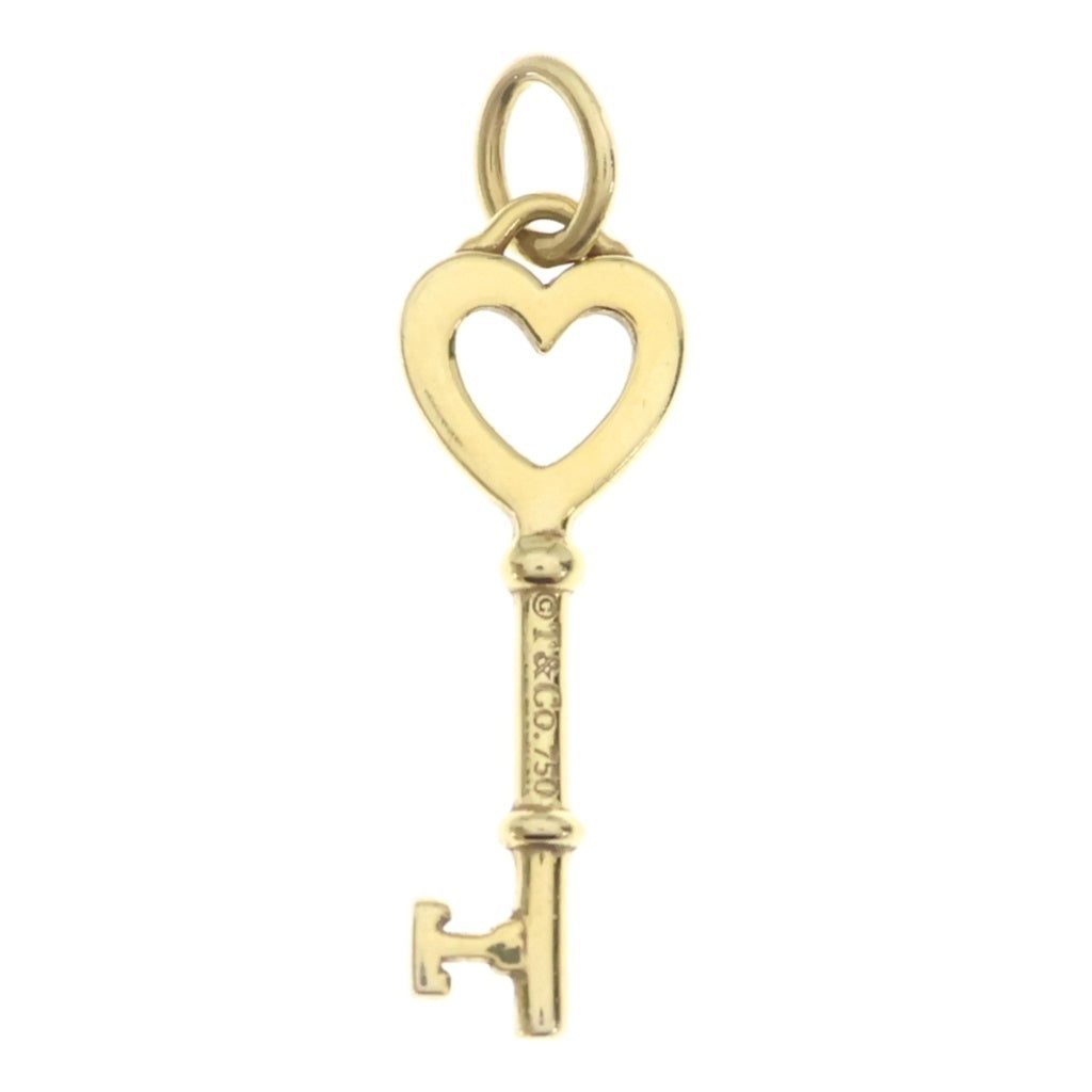 TIFFANY & Co.(ティファニー) K18YG ハートキー ミニ ペンダントトップ ゴールド