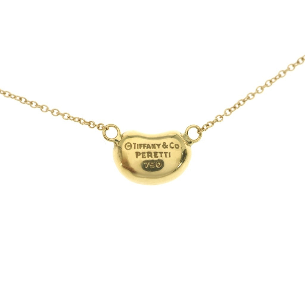 TIFFANY & Co.(ティファニー) K18YG エルサペレッティ ビーン 3モチーフ チェーンネックレス ゴールド レディース