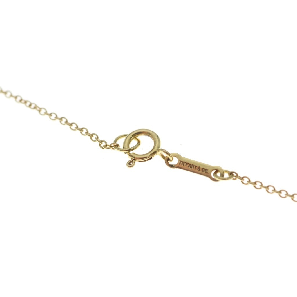 TIFFANY & Co.(ティファニー) K18YG エルサペレッティ ビーン 3モチーフ チェーンネックレス ゴールド レディース