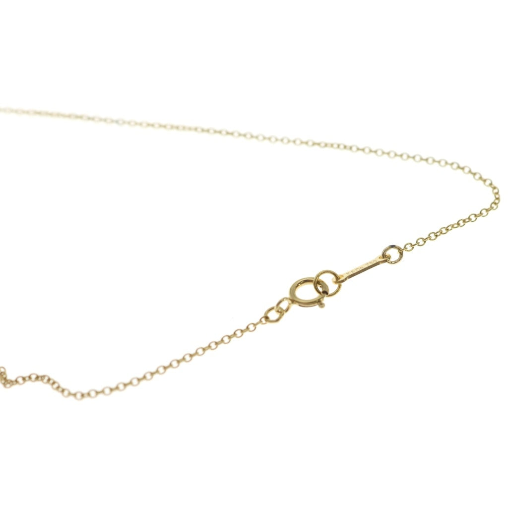 TIFFANY & Co.(ティファニー) K18YG エルサペレッティ スモールクロス チェーンネックレス ゴールド レディース
