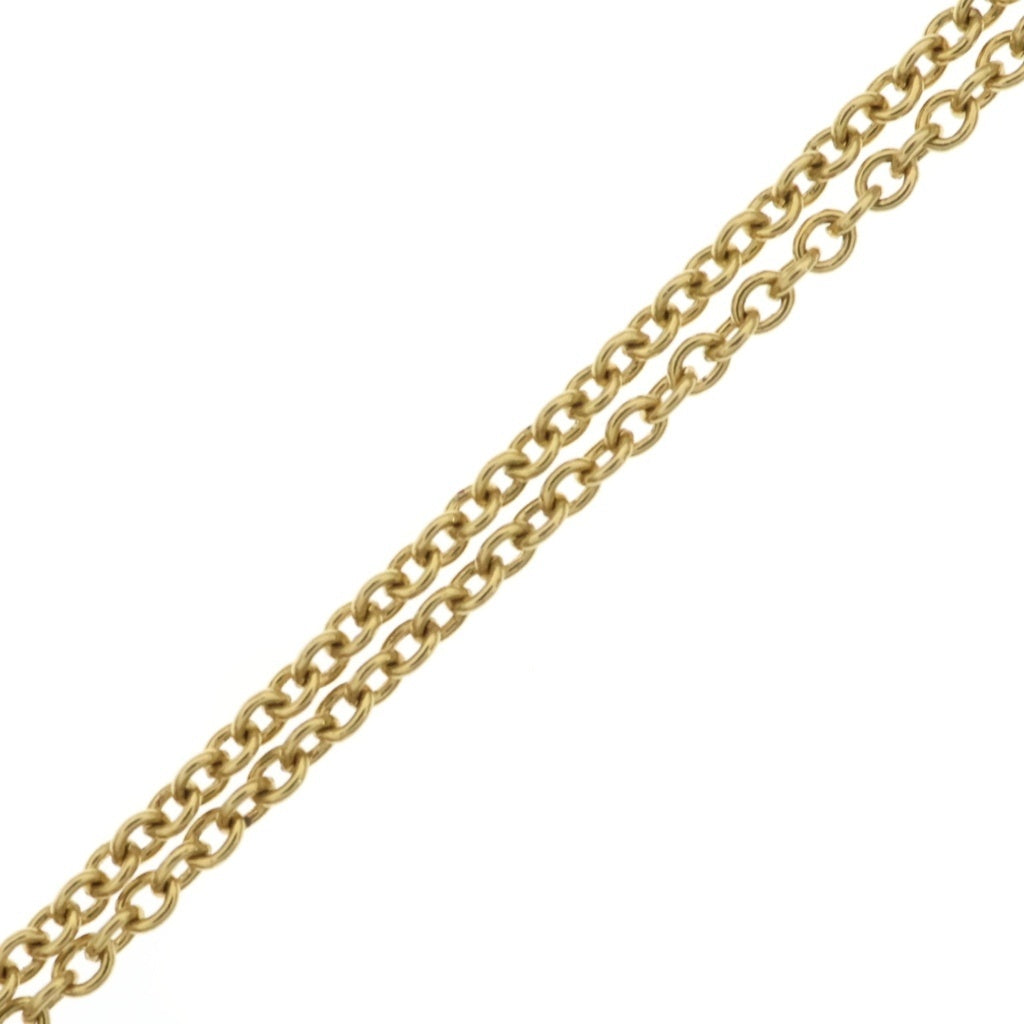 TIFFANY & Co.(ティファニー) K18YG ピンチドハート チェーンネックレス ゴールド レディース