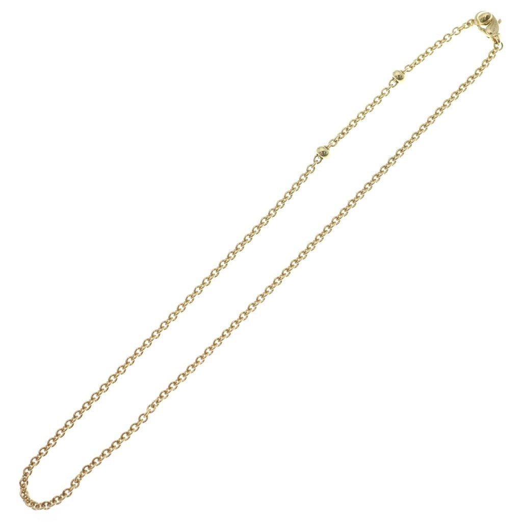 BVLGARI(ブルガリ) K18YG カテーネ 3ボール チェーンネックレス ゴールド