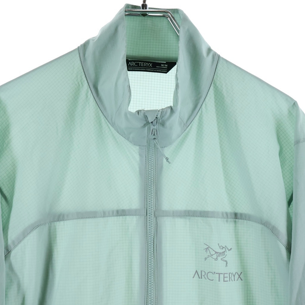 ARC'TERYX(アークテリクス) SQUAMISH JACKET スコーミッシュ ロゴプリント ナイロンジャケット マウンテンパーカー グリーン X000007745