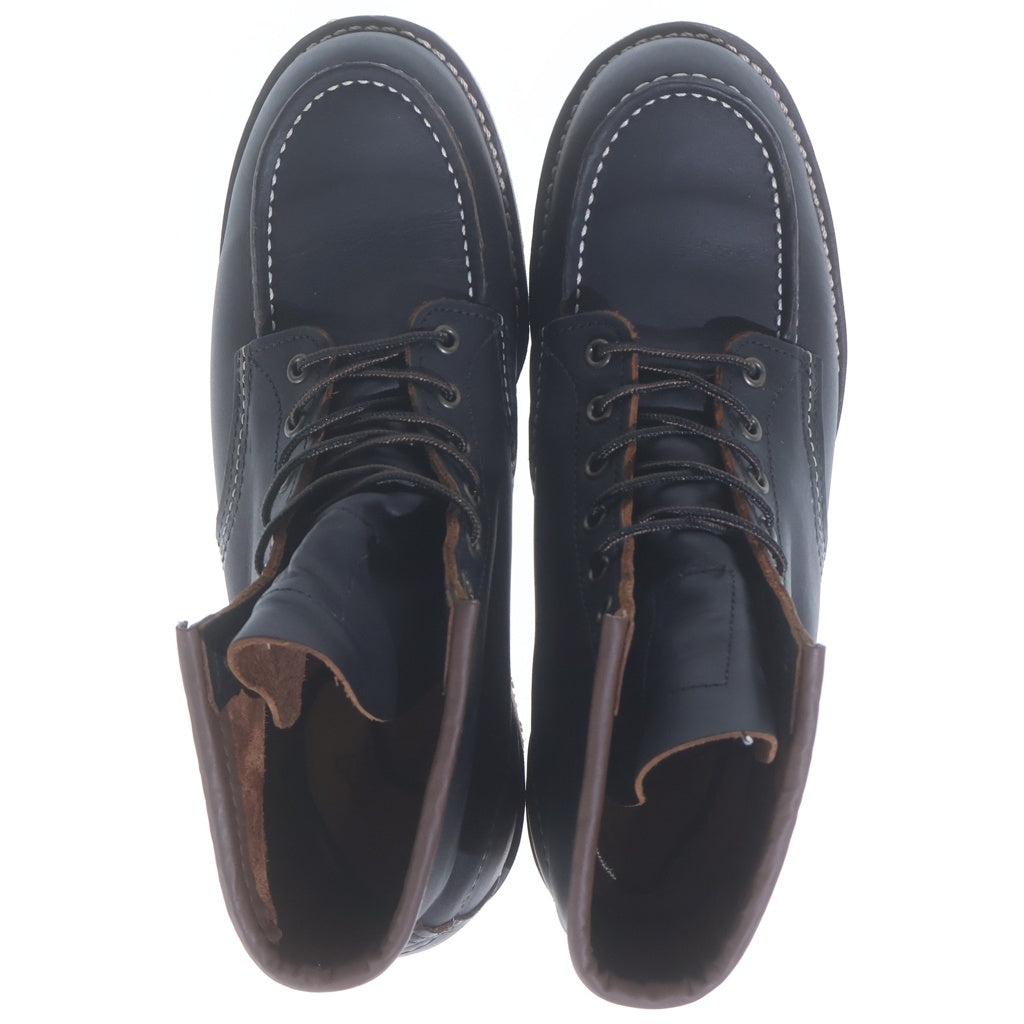 RED WING(レッド ウイング) 6-inch Classic Moc 6インチ クラシックモック レザー レースアップブーツ シューズ ブラック US10/28cm 8849