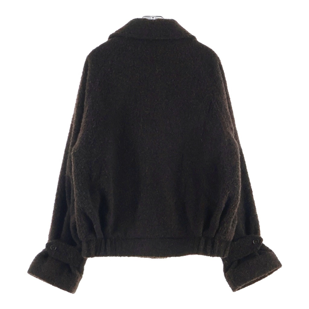 MARKAWARE(マーカウェア) 25AW FLYING MAN JACKET ALPACA LOOP TWEED アルパカループツイード フライングマンジャケット ブルゾン ブラウン A25C19BL01C