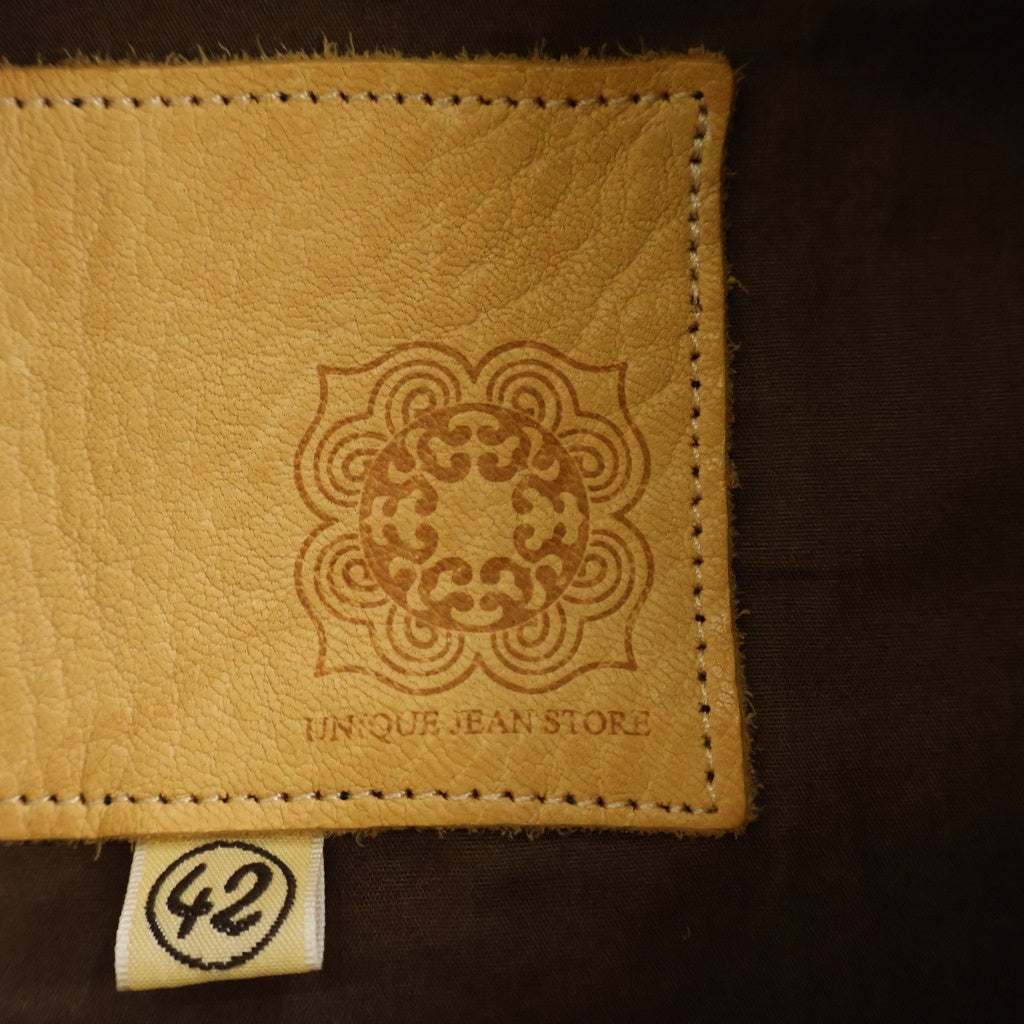 Y'2 LEATHER(ワイツーレザー) ANILINE HORSE WW2 JEAN JACKET 1st型 アニリン ホース レザー タックフロント ジャケット ブラック LB-140-T