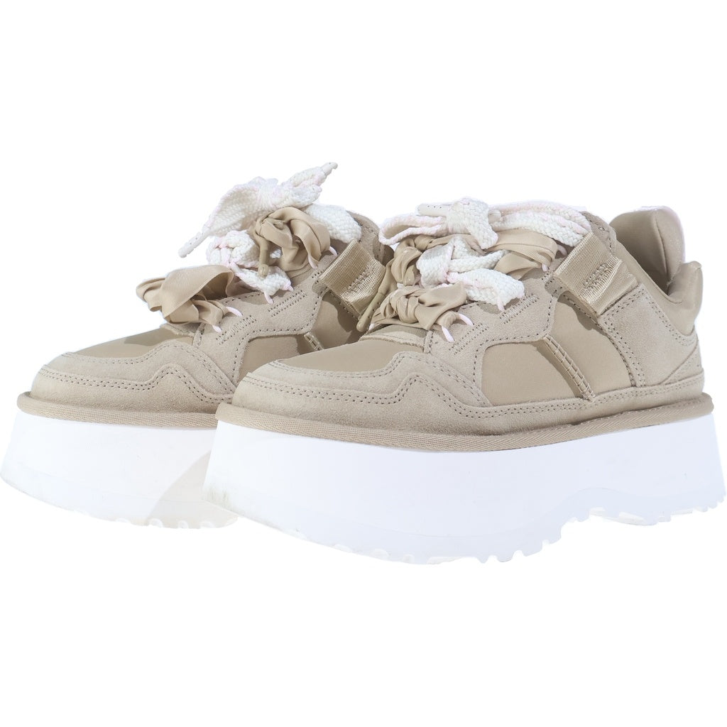 UGG(アグ) ASTROMEL アストロメル スエード ローカットスニーカー レディース ベージュ US6/23cm 1171541