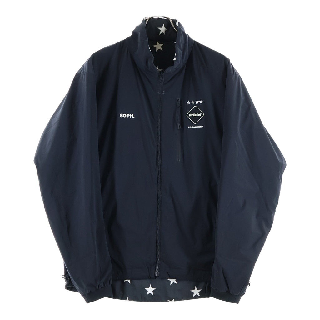F.C.R.B.(エフシーアールビー) 18AW REVERSIBLE PADDED BLOUSON リバーシブル 中綿 ジップアップブルゾン ジャケット ブラック FCRB-189046