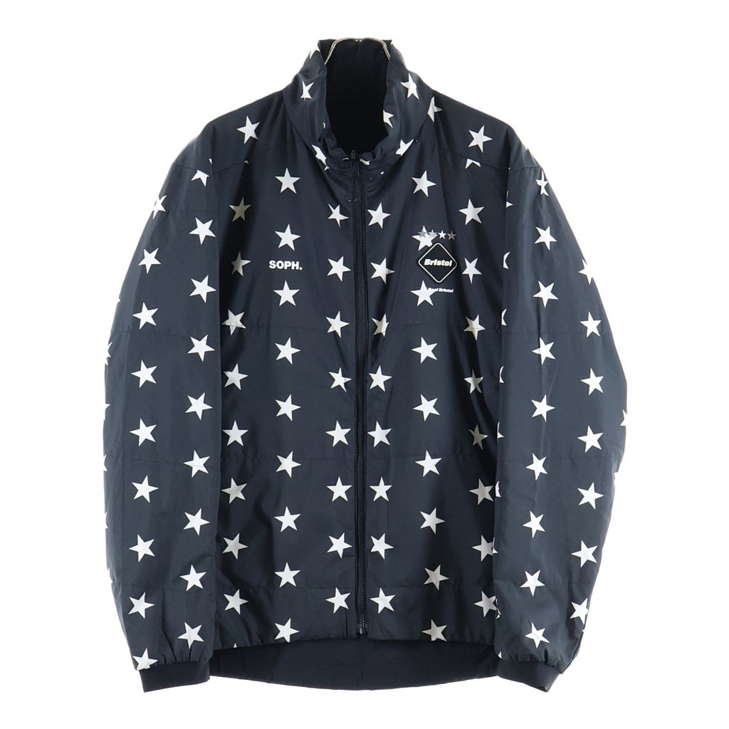 F.C.R.B.(エフシーアールビー) 18AW REVERSIBLE PADDED BLOUSON リバーシブル 中綿 ジップアップブルゾン ジャケット ブラック FCRB-189046