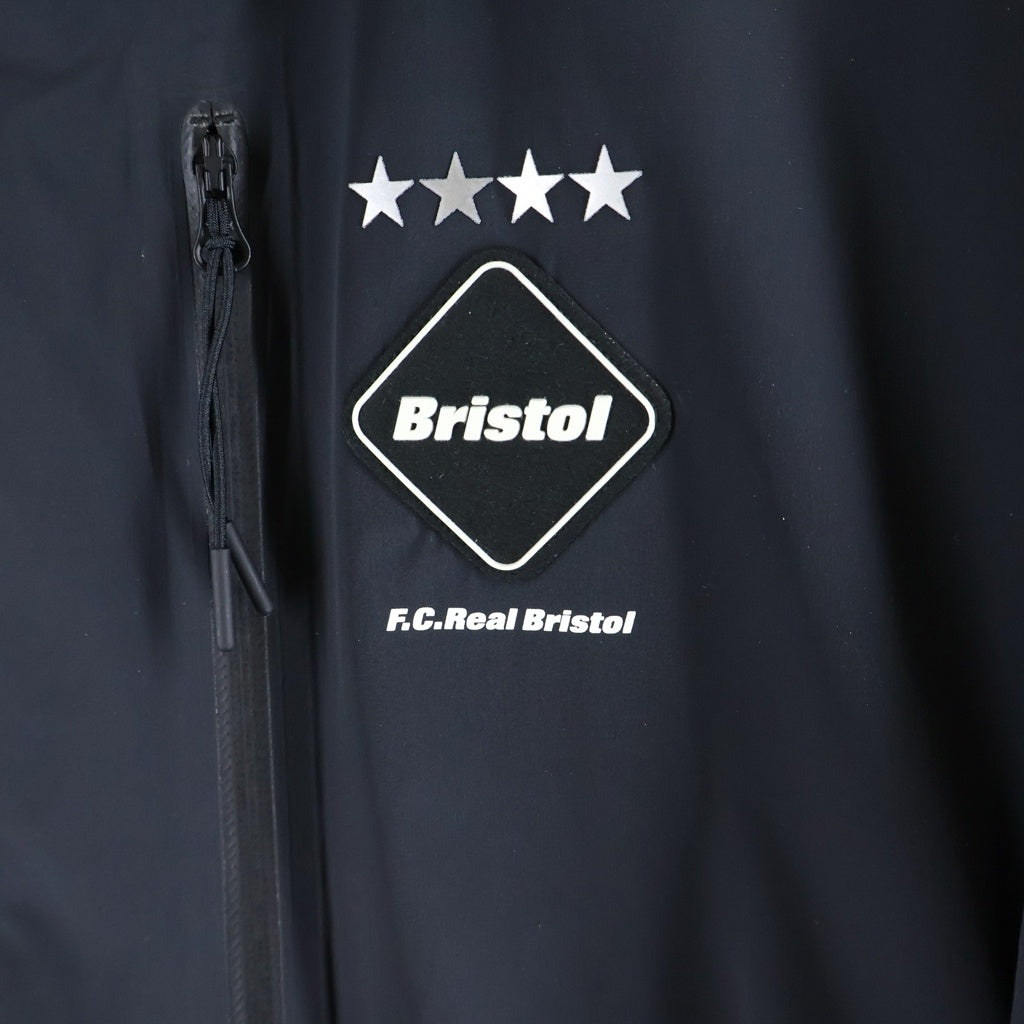 F.C.R.B.(エフシーアールビー) 18AW REVERSIBLE PADDED BLOUSON リバーシブル 中綿 ジップアップブルゾン ジャケット ブラック FCRB-189046
