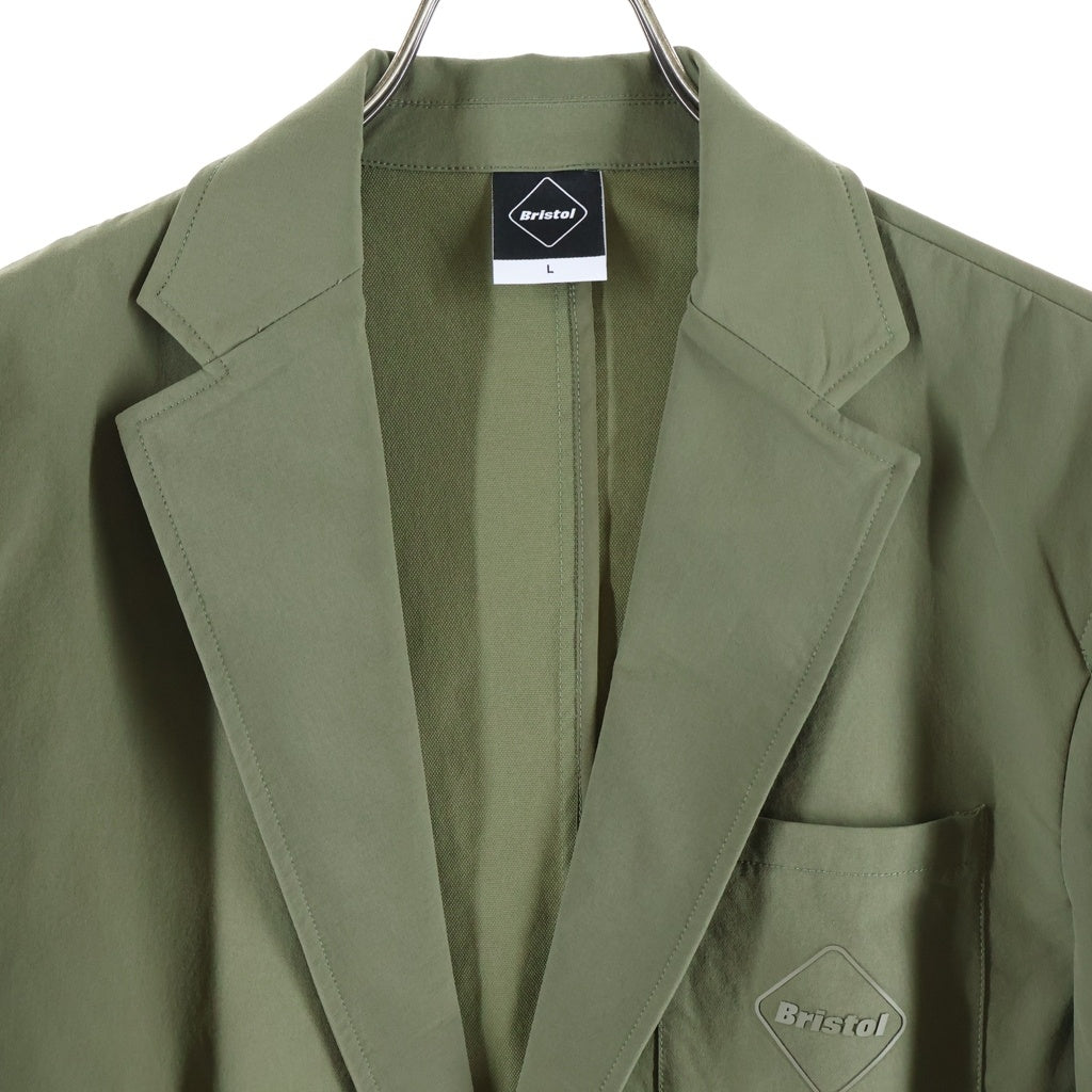 F.C.R.B.(エフシーアールビー) 22AW TOUR PACKABLE TEAM BLAZER ツアーパッカブル チームブレザー 2Bシングルテーラードジャケット カーキ FCRB-222036