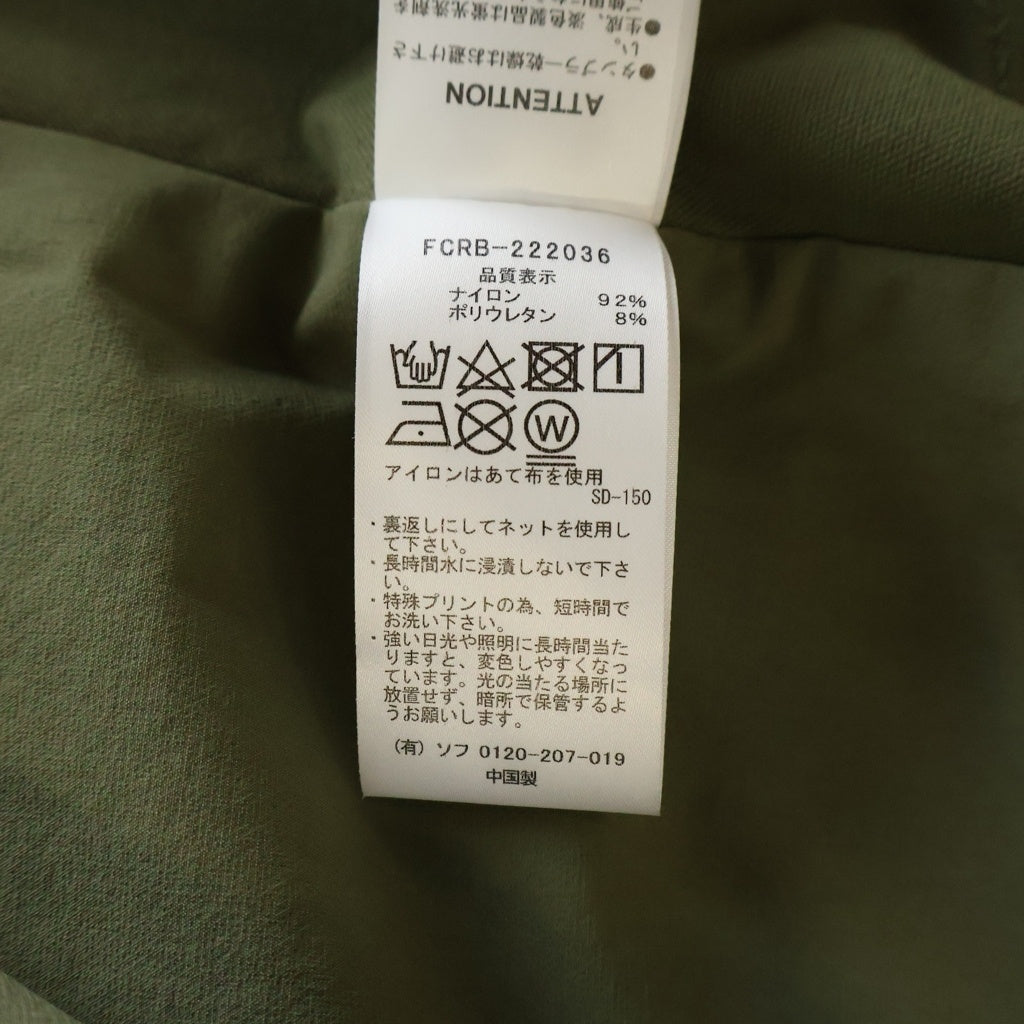 F.C.R.B.(エフシーアールビー) 22AW TOUR PACKABLE TEAM BLAZER ツアーパッカブル チームブレザー 2Bシングルテーラードジャケット カーキ FCRB-222036