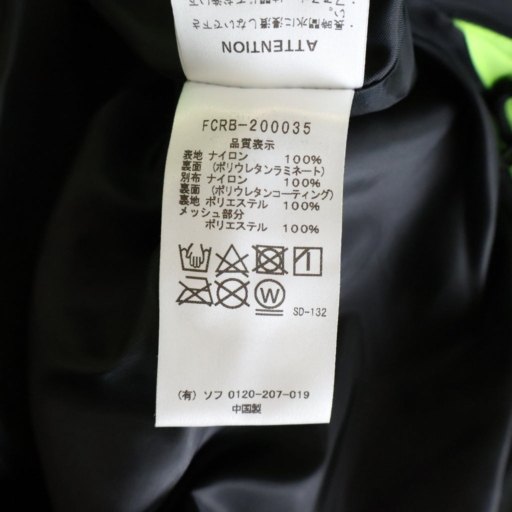 F.C.R.B.(エフシーアールビー) 20SS TOUR JACKET ツアージャケット ロゴプリント ジップアップジャケット グリーン/ブラック FCRB-200035