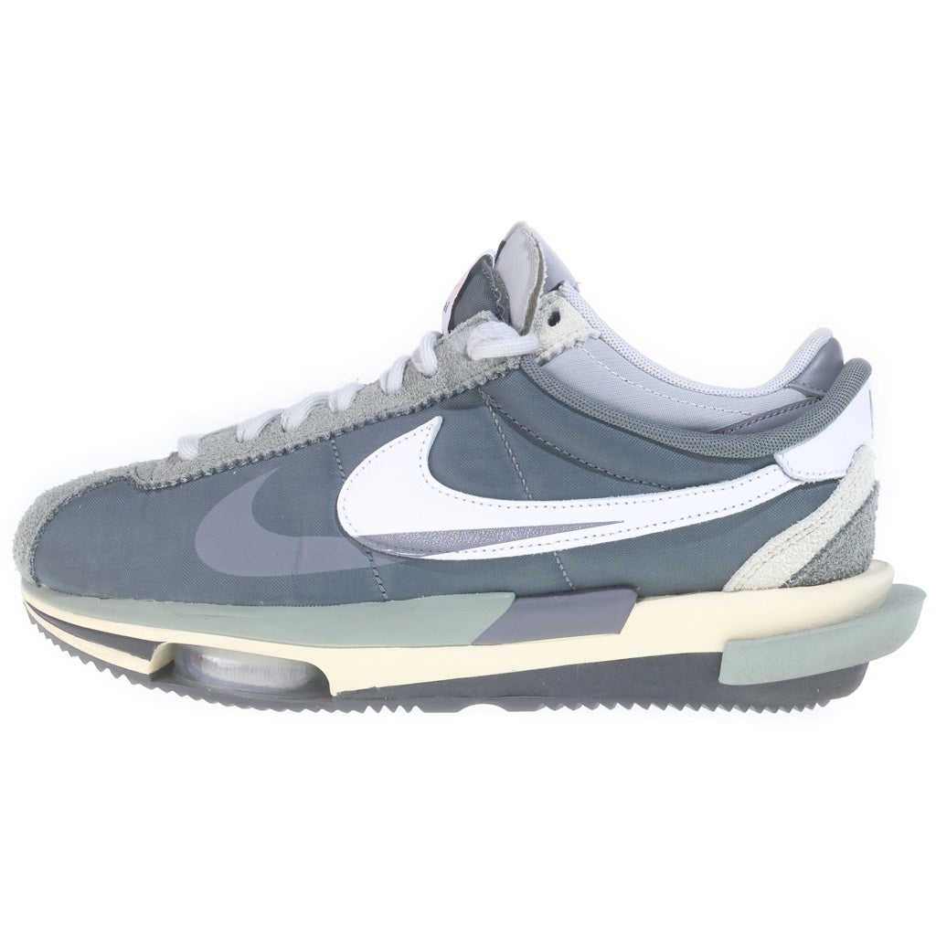 NIKE(ナイキ) ×SACAI ZOOM CORTEZ SP サカイ ズーム コルテッツ ローカットスニーカー グレー US9.5/27.5cm DQ0581-001