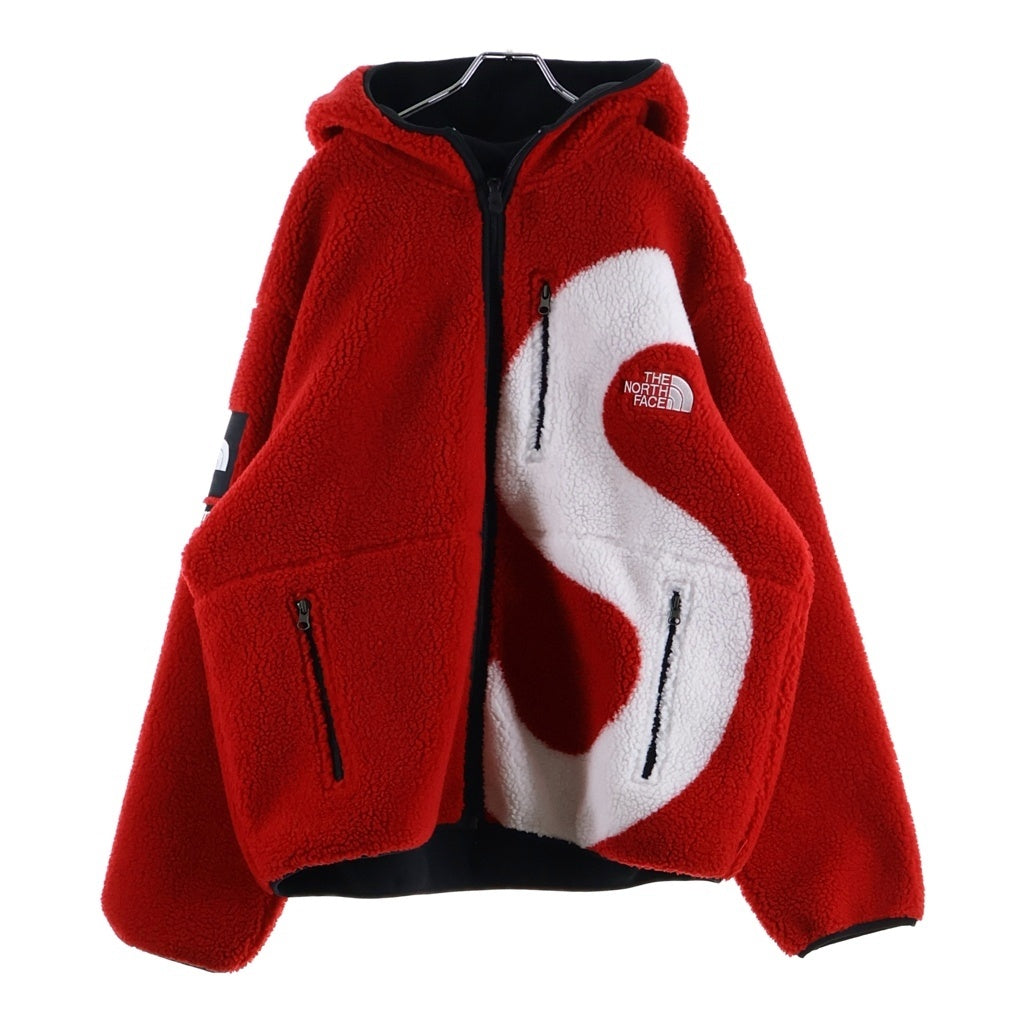 SUPREME(シュプリーム) ×THE NORTH FACE 20AW S Logo Hooded Fleece Jacket ノースフェイス Sロゴ ジップアップ フーデッド フリース ジャケット レッド NT620041