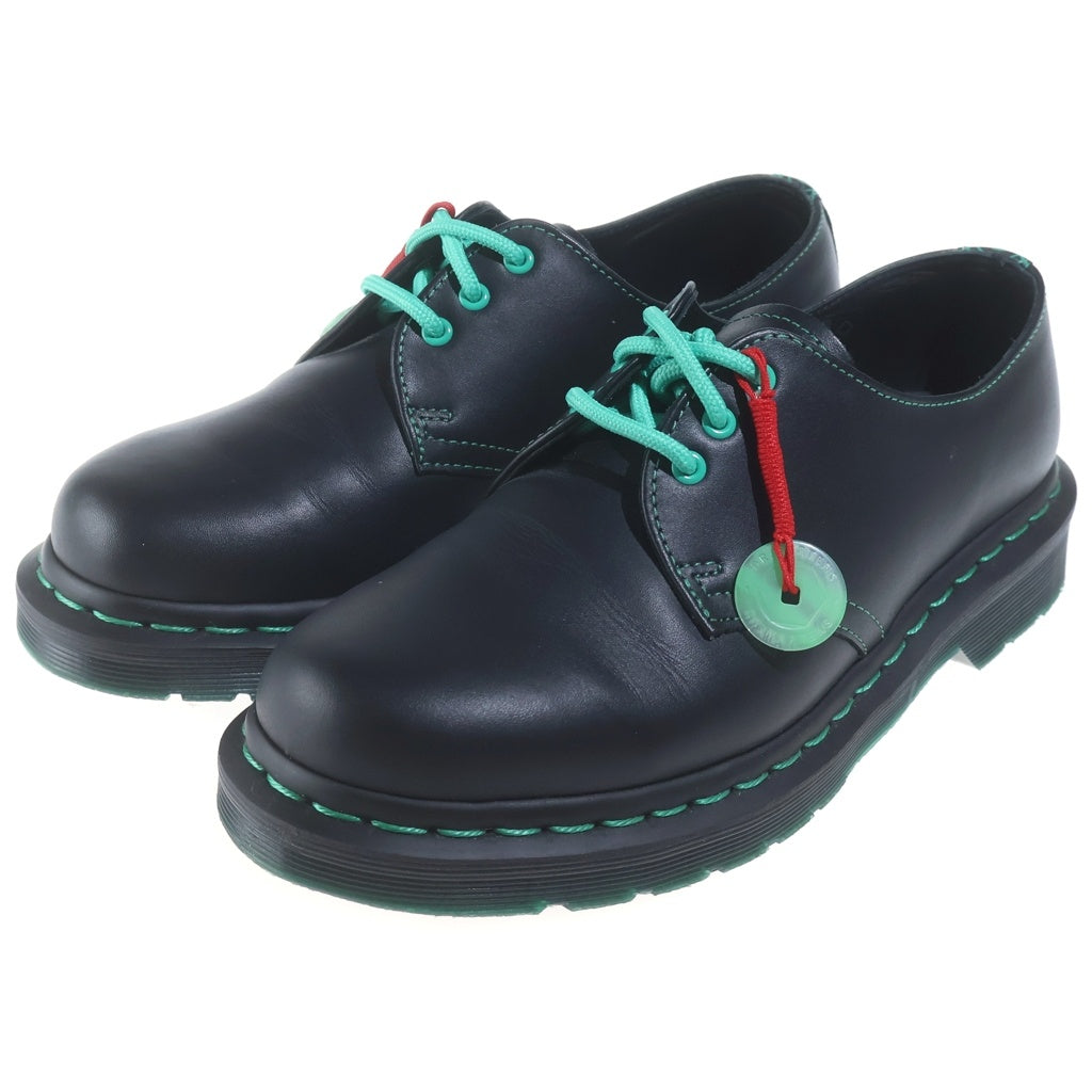 Dr.Martens(ドクターマーチン) 1461 CNY WANAMA 3ホール レースアップ レザーブーツ レディース ブラック/グリーン 26577001