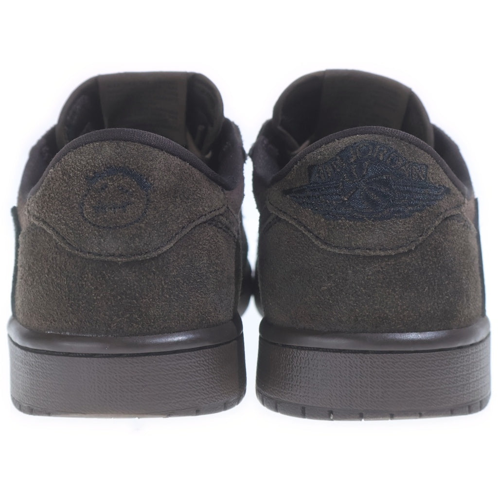NIKE(ナイキ) ×TRAVIS SCOTT AIR JORDAN 1 LOW OG SP VELVET BROWN トラヴィススコット エアジョーダン1 ローカットスニーカー US9/27cm DM7866-202