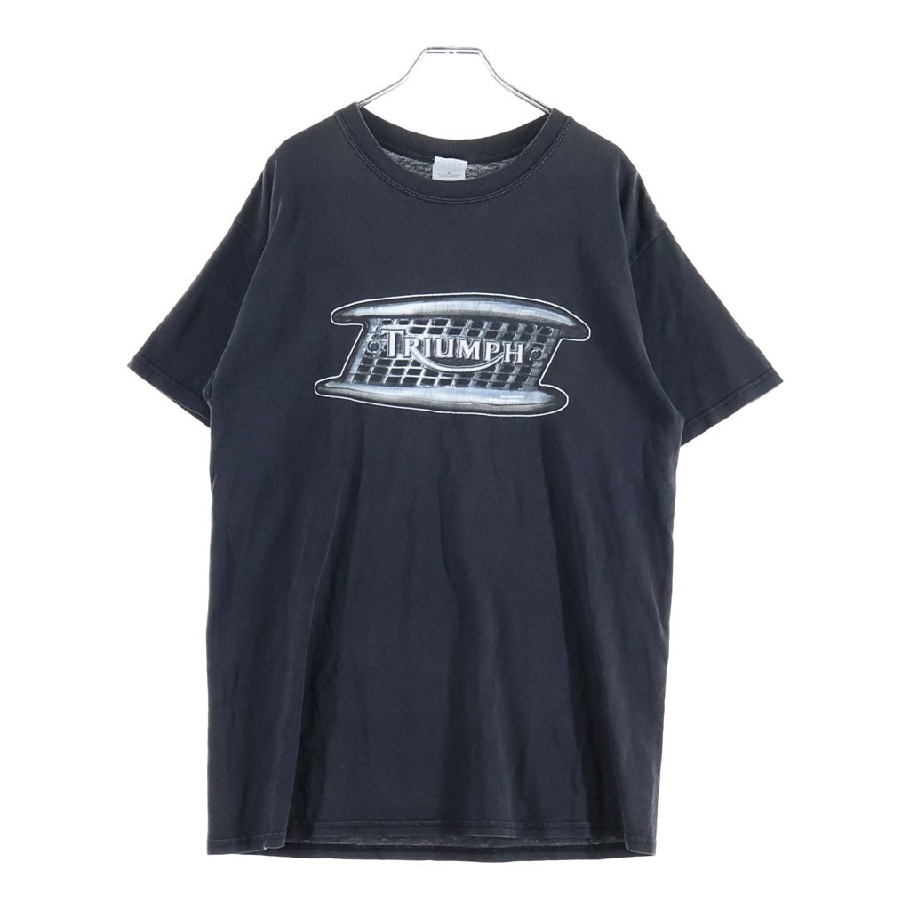VINTAGE(ヴィンテージ) 00S VINTAGE TRIUMPH GILDAN ヴィンテージ トライアンフ フロントプリントTシャツ 半袖クルーネックカットソー ブラック