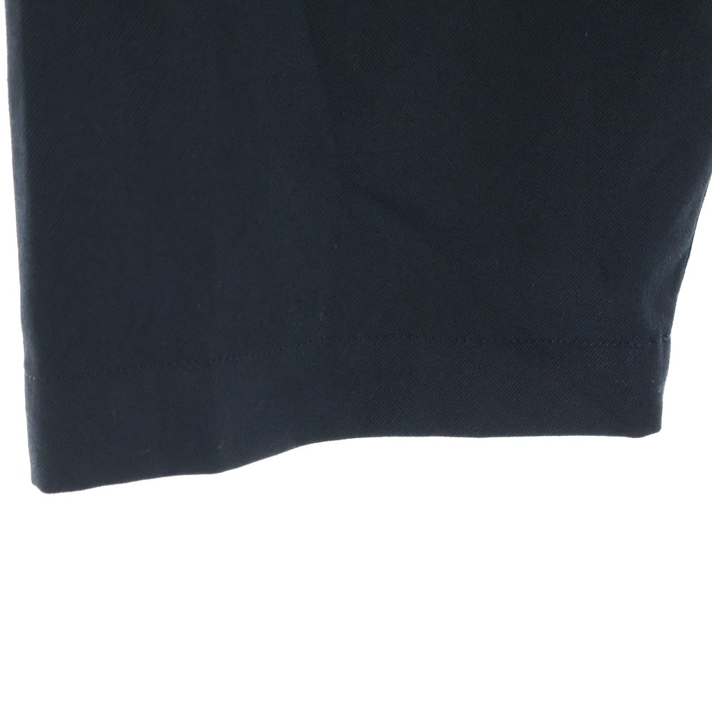 BLACK COMME des GARCONS(ブラックコムデギャルソン) 09SS AD2008 ステッチデザイン ジップフライ ウール サルエルパンツ ブラック 1C-P009