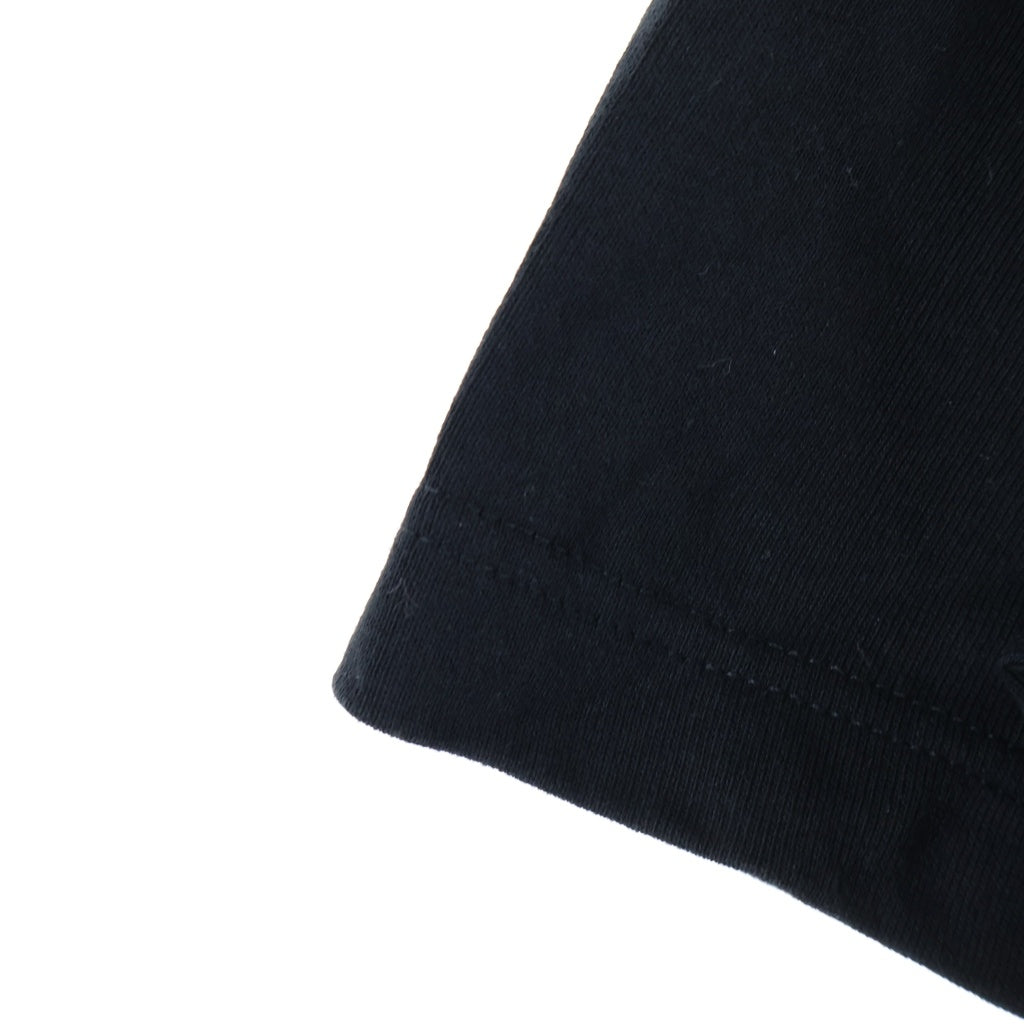 LOUIS VUITTON(ルイヴィトン) 24SS フロントロゴ パール エンブロイダードシグネチャー クルーネック半袖Tシャツ カットソー ブラック RM241 NPL HQY71W