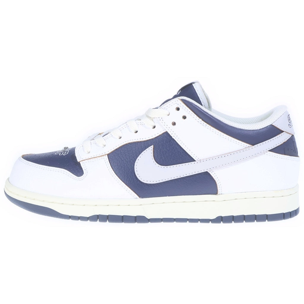 NIKE(ナイキ) ×HUF DUNK LOW NEW YORK ハフ ダンク ニューヨーク ローカットスニーカー ネイビー/ホワイト US11/29cm FD8775-100