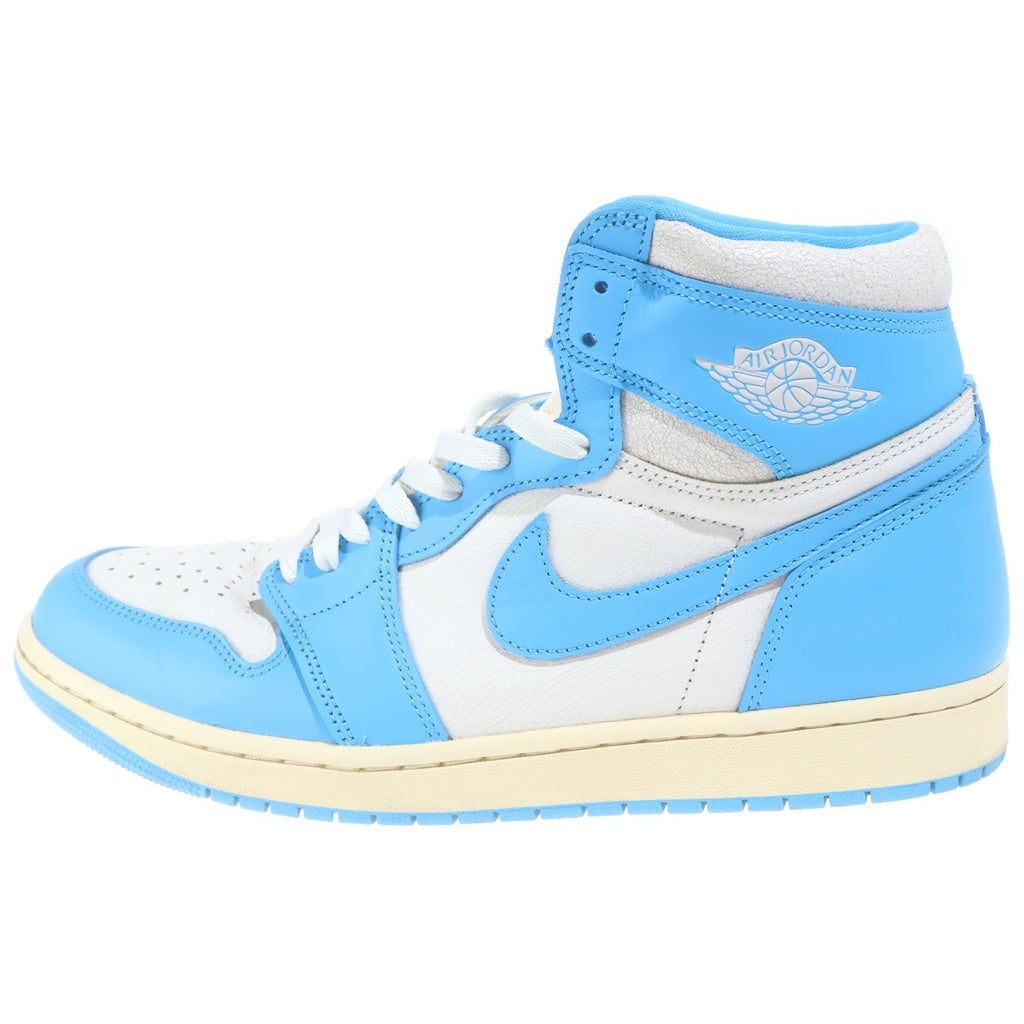 NIKE(ナイキ) AIR JORDAN 1 RETRO HIGH OG UNC REIMAGINED エアジョーダン レトロ リイマジンド ハイカットスニーカー ブルー/ホワイト US12.5/30.5cm DZ5485-402
