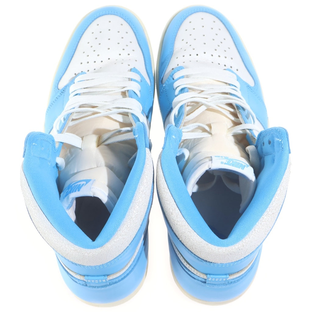 NIKE(ナイキ) AIR JORDAN 1 RETRO HIGH OG UNC REIMAGINED エアジョーダン レトロ リイマジンド ハイカットスニーカー ブルー/ホワイト US12.5/30.5cm DZ5485-402