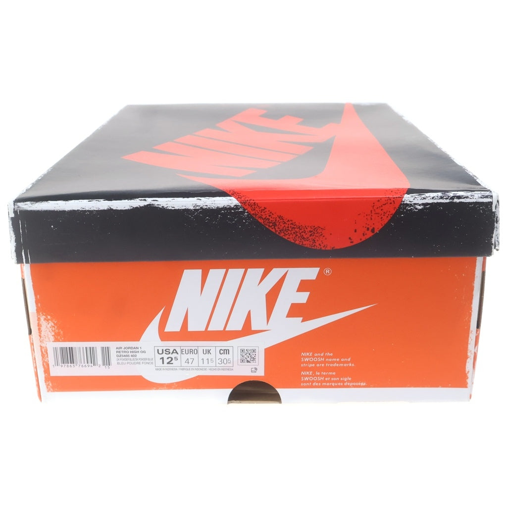 NIKE(ナイキ) AIR JORDAN 1 RETRO HIGH OG UNC REIMAGINED エアジョーダン レトロ リイマジンド ハイカットスニーカー ブルー/ホワイト US12.5/30.5cm DZ5485-402