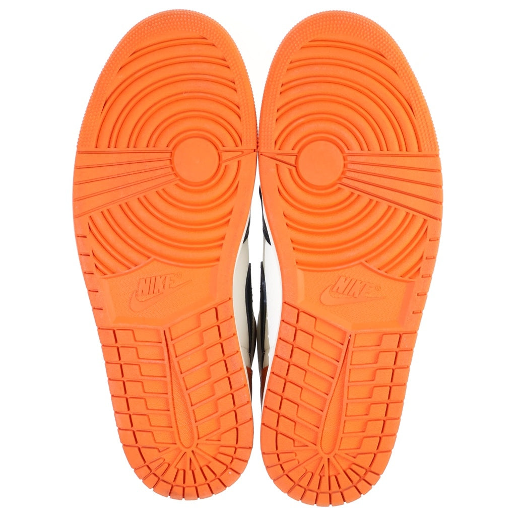 NIKE(ナイキ) AIR JORDAN 1 RETRO HIGH OG SHATTERED BACKBOARD エアジョーダン レトロ シャッタード バックボード ハイカットスニーカー オレンジ/ブラック US12.5/30.5cm DZ5485-008
