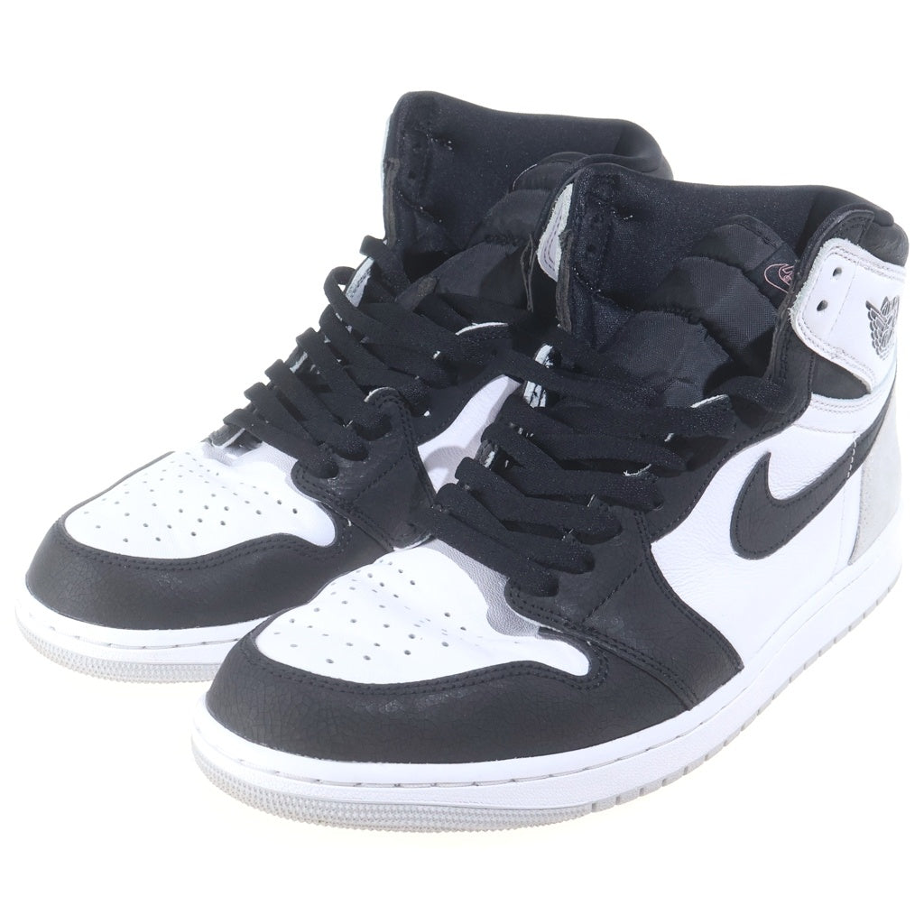 NIKE(ナイキ) AIR JORDAN 1 HIGH OG BLEACHED CORAL エアジョーダン ブリーチド コーラル ハイカットスニーカー ブラック/グレー US12/30cm 555088-108