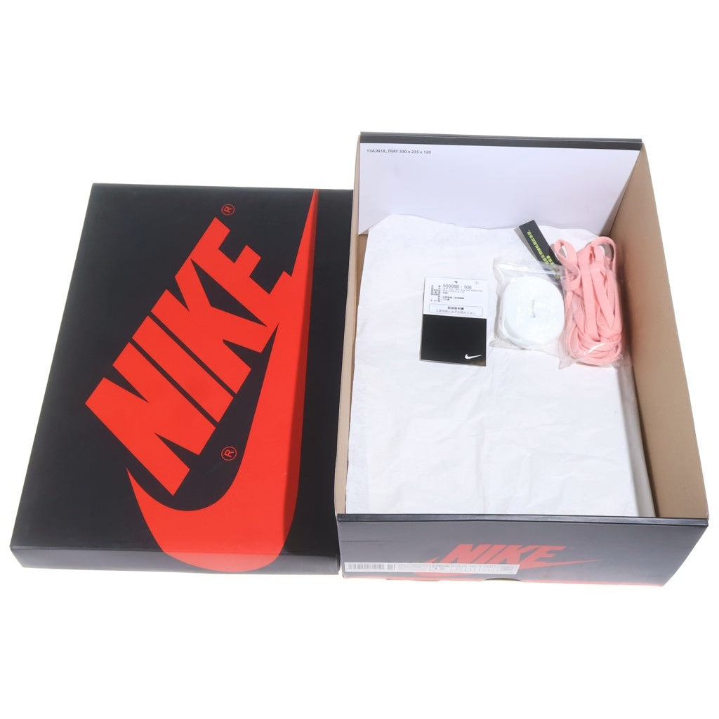 NIKE(ナイキ) AIR JORDAN 1 HIGH OG BLEACHED CORAL エアジョーダン ブリーチド コーラル ハイカットスニーカー ブラック/グレー US12/30cm 555088-108