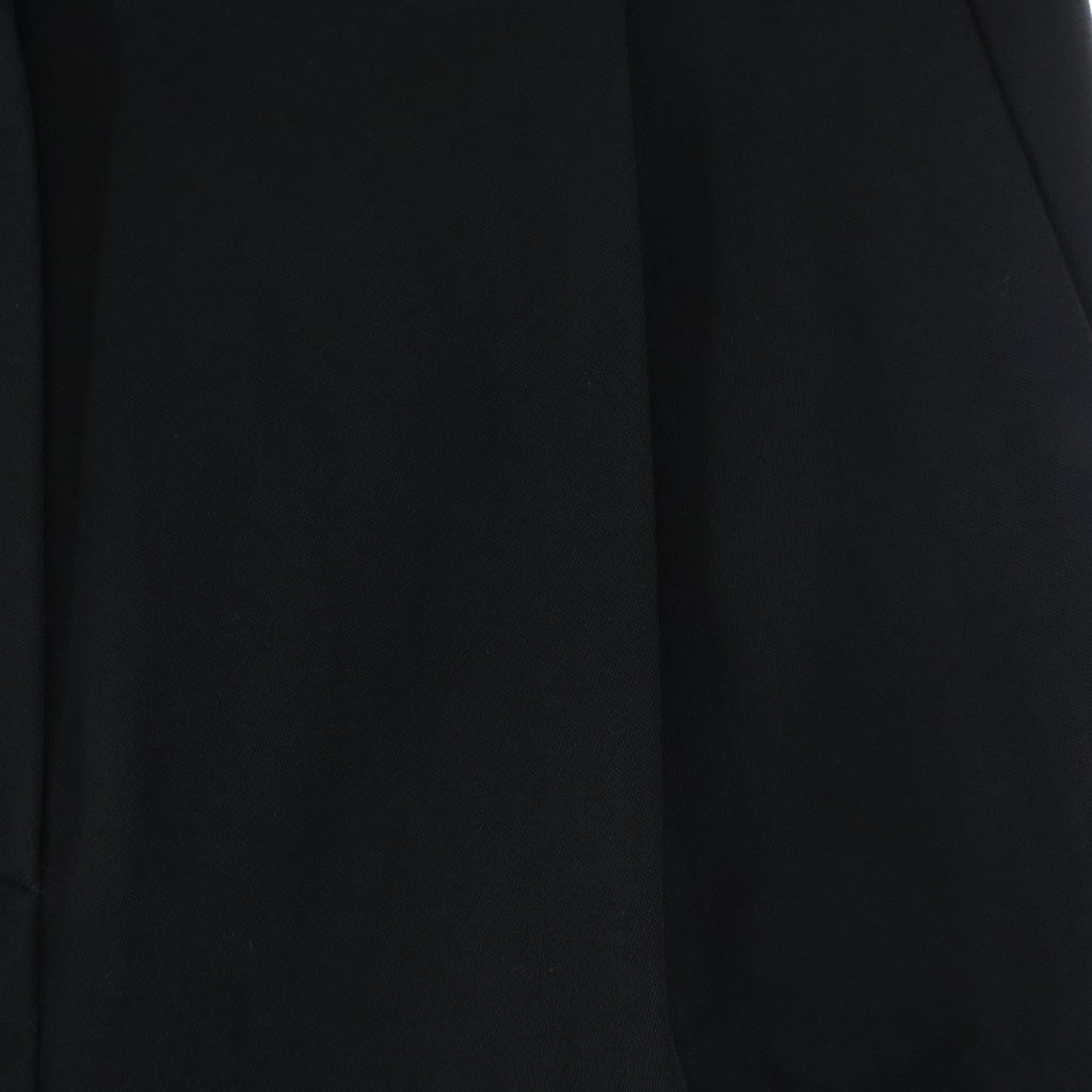 CELINE(セリーヌ) フィービー期 シルク混ウールカシミヤ ワンタックスラックス テーパードパンツ レディース ブラック